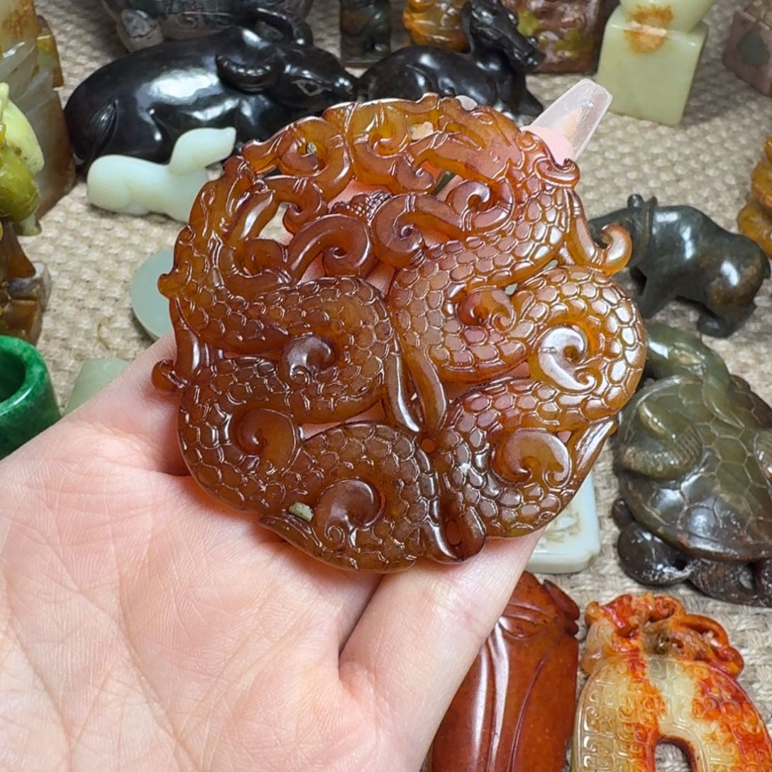 白玉菩提吊坠挂件