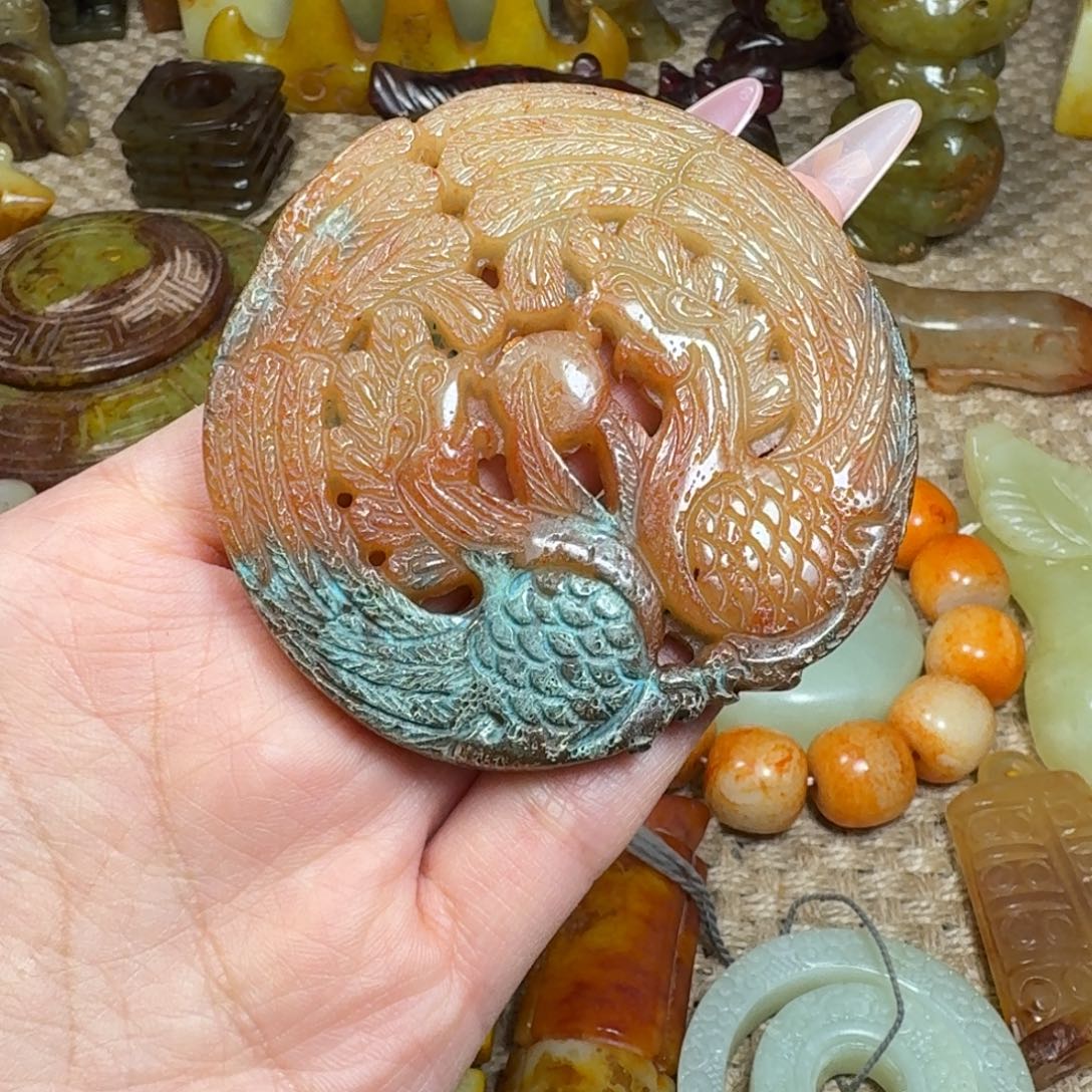 白玉菩提吊坠挂件