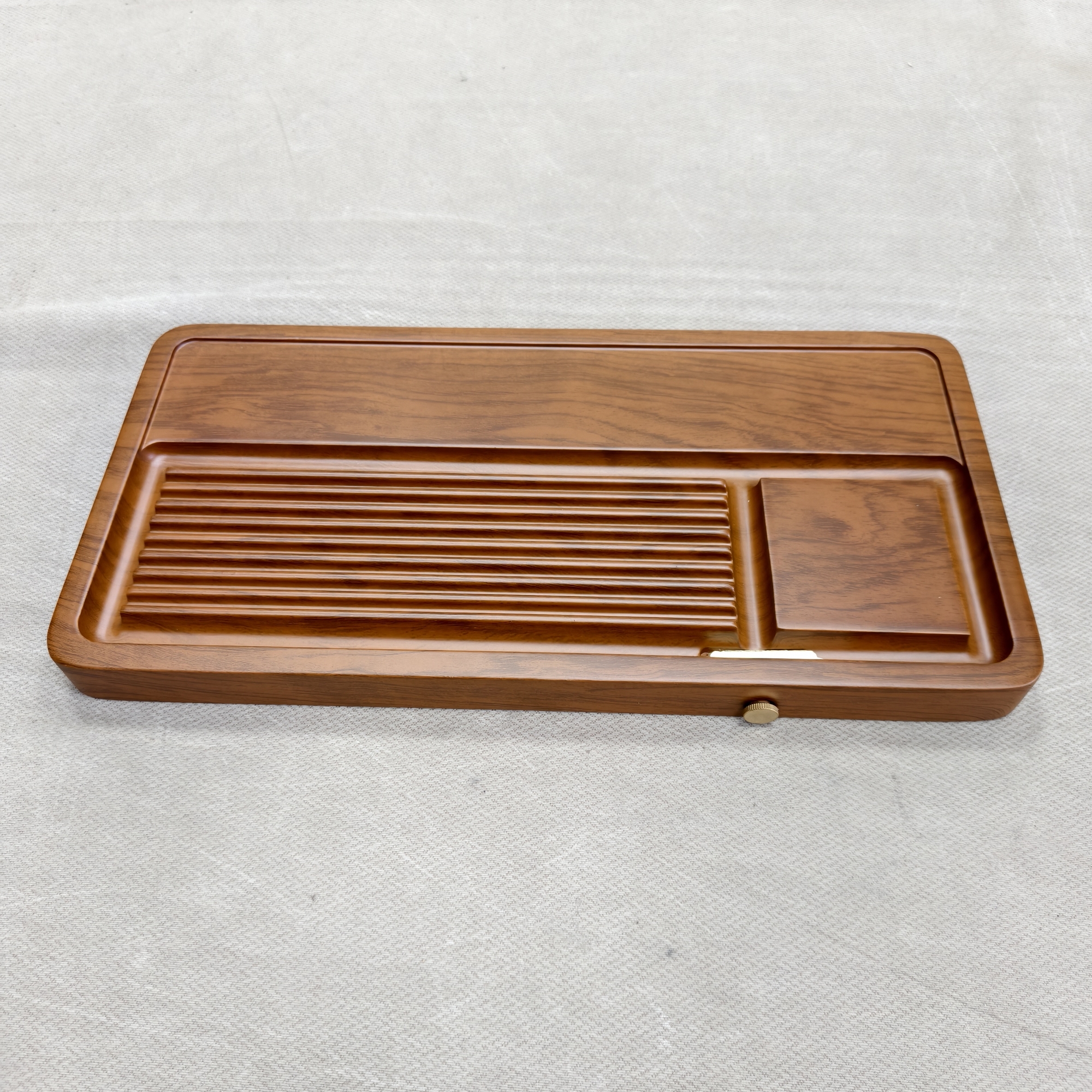 品意【尺寸40*20*3cm】实木家用茶盘 