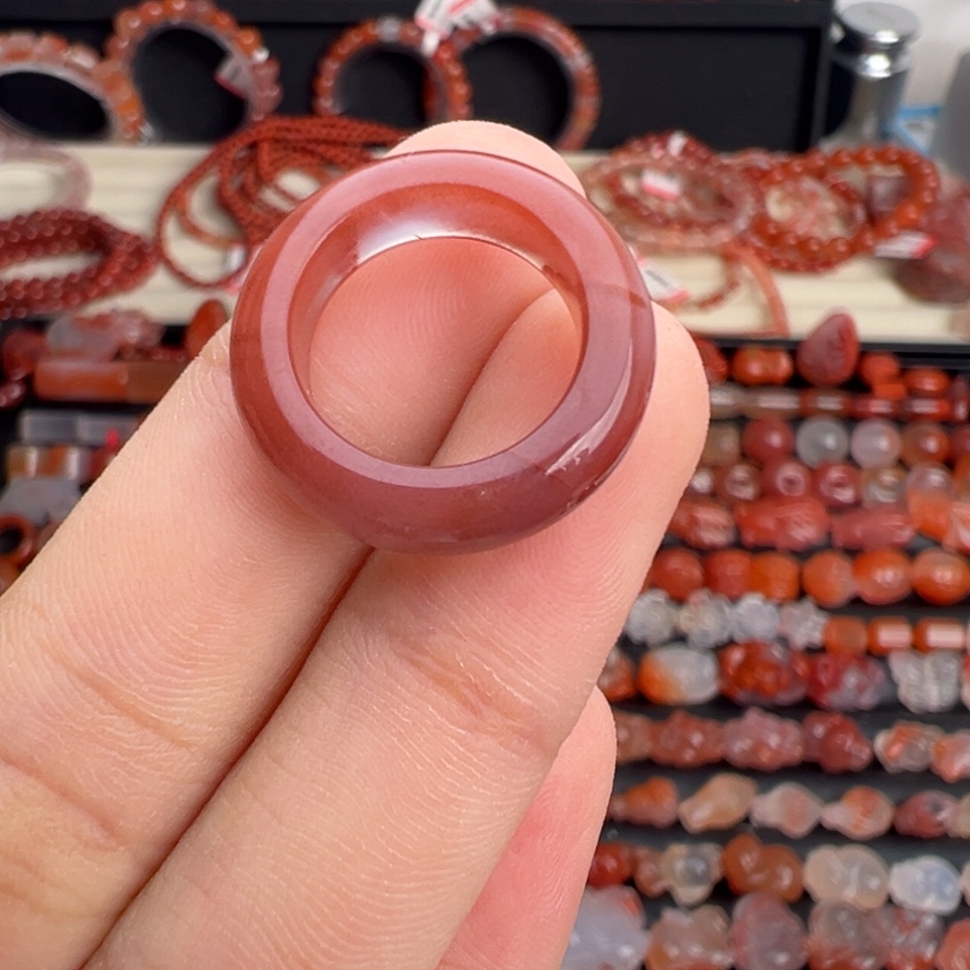 南红玛瑙未镶嵌颈饰跑环