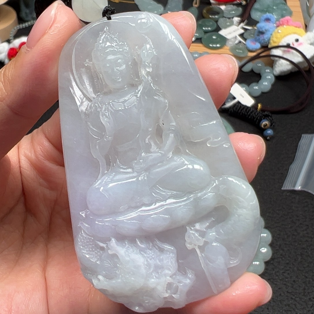 翡翠未镶嵌颈饰天然A货缅甸翡翠