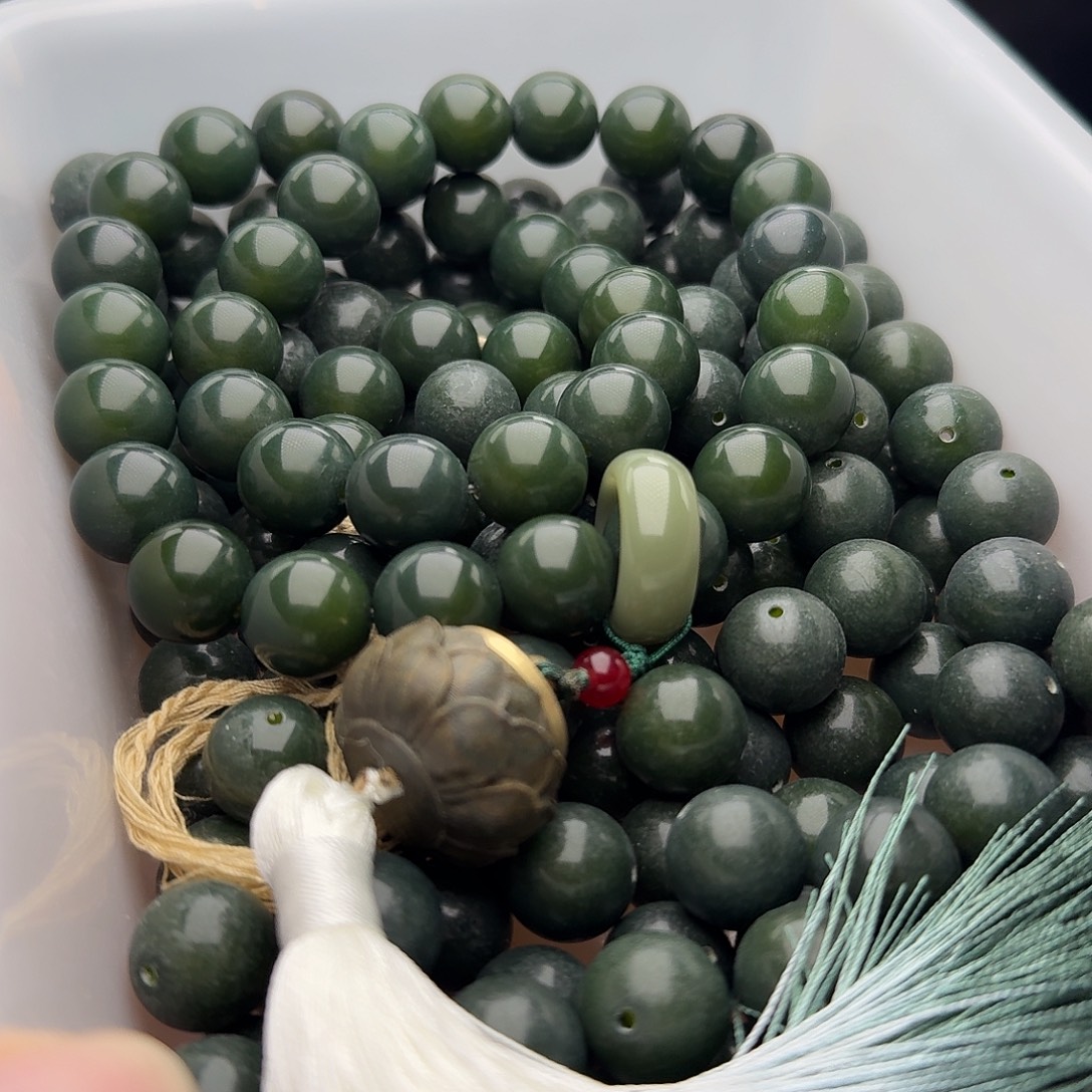 吊坠菩提根/象牙果50颗墨绿森林14圆