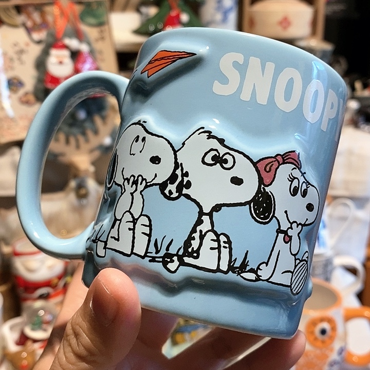 搪瓷史努比马克杯