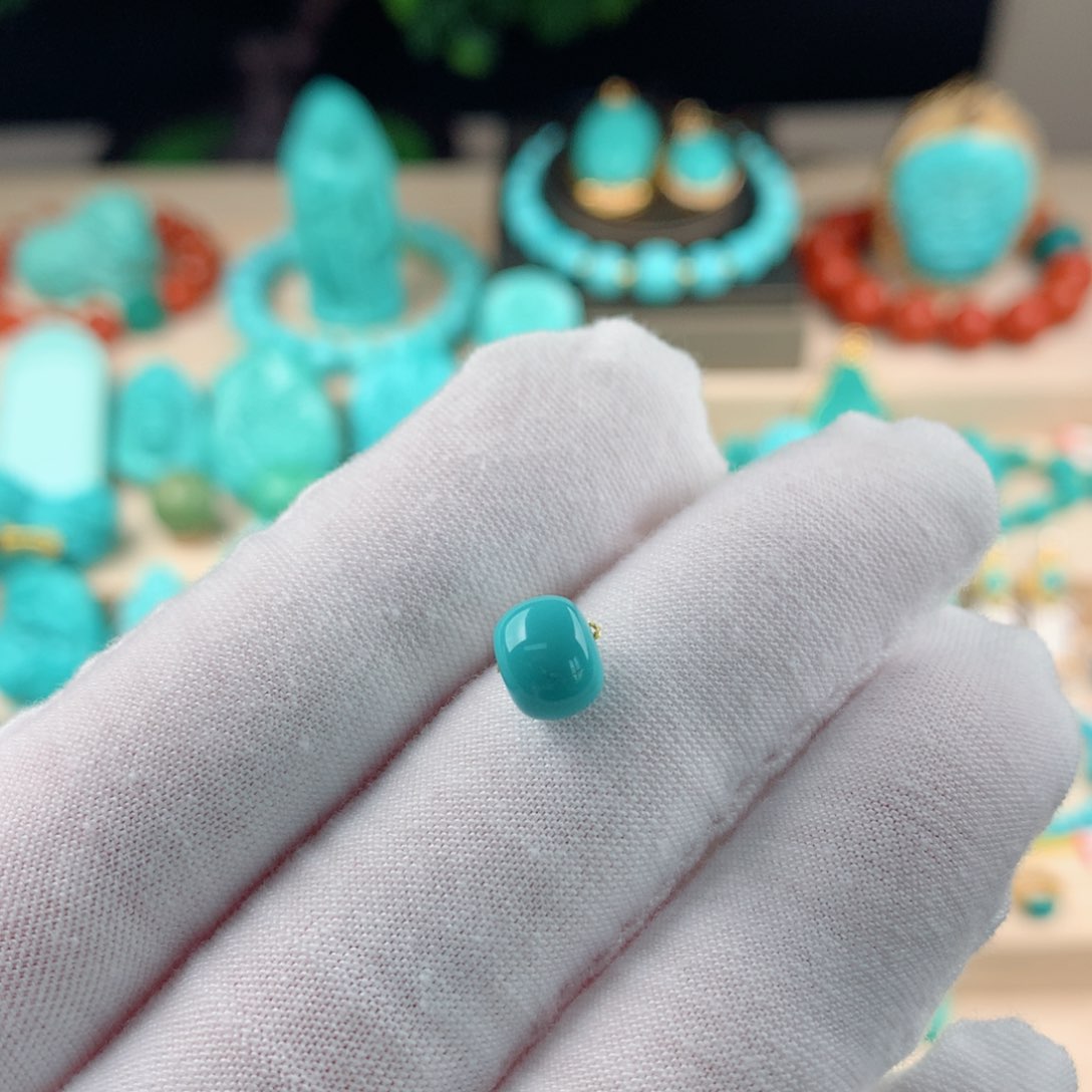 绿松石配珠卡7.8未镶嵌