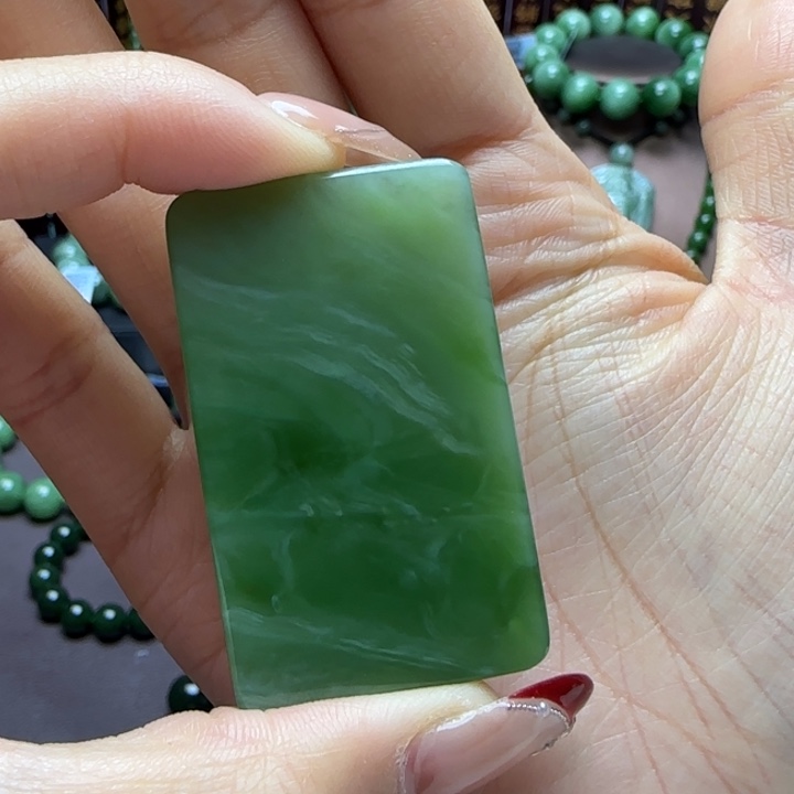 和田玉（碧玉）吊坠未镶嵌