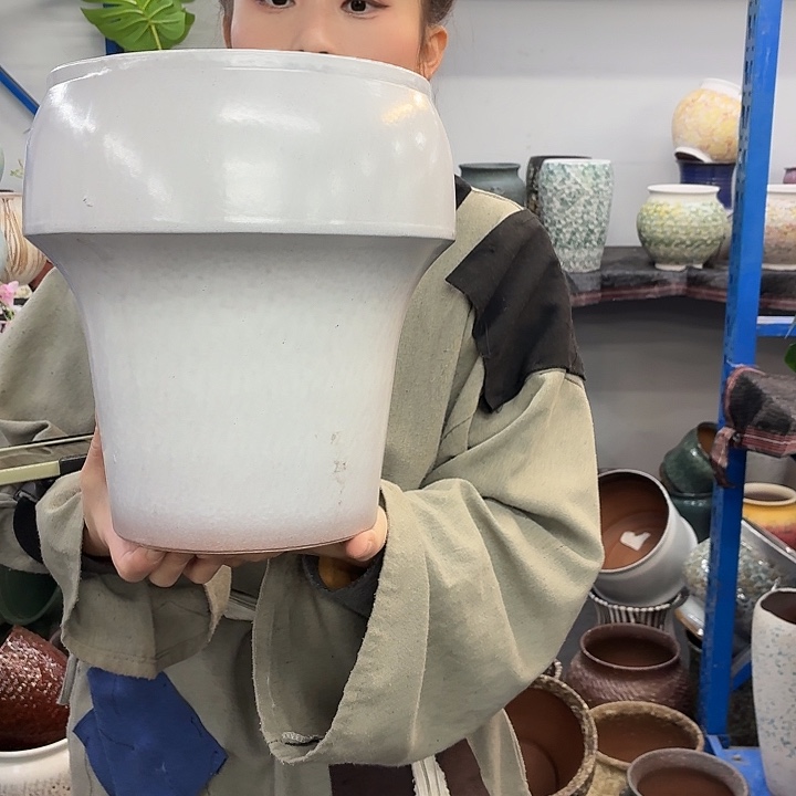 21×27 -粗陶花盆有孔-买买买
