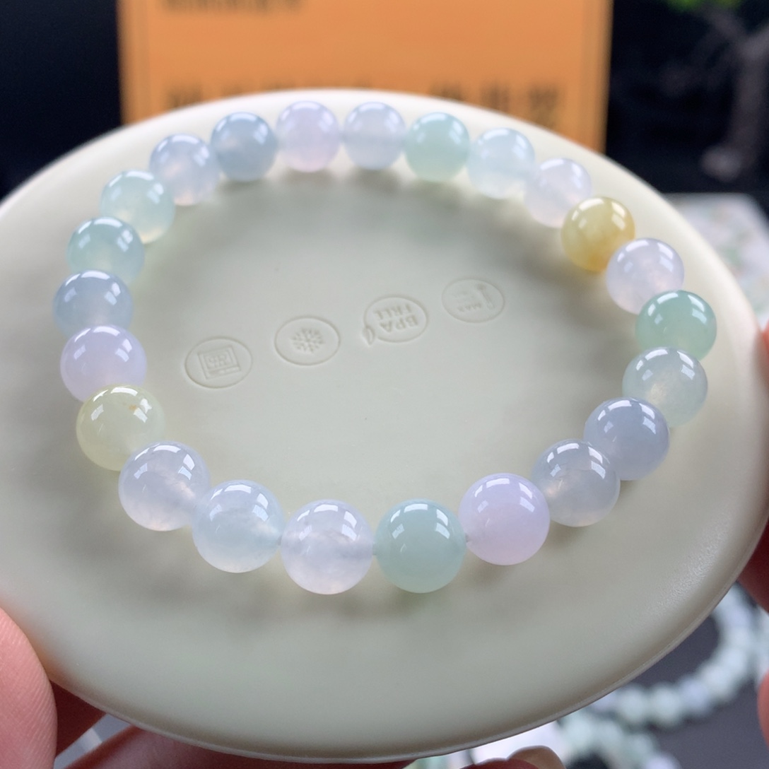 翡翠未镶嵌手链卡8