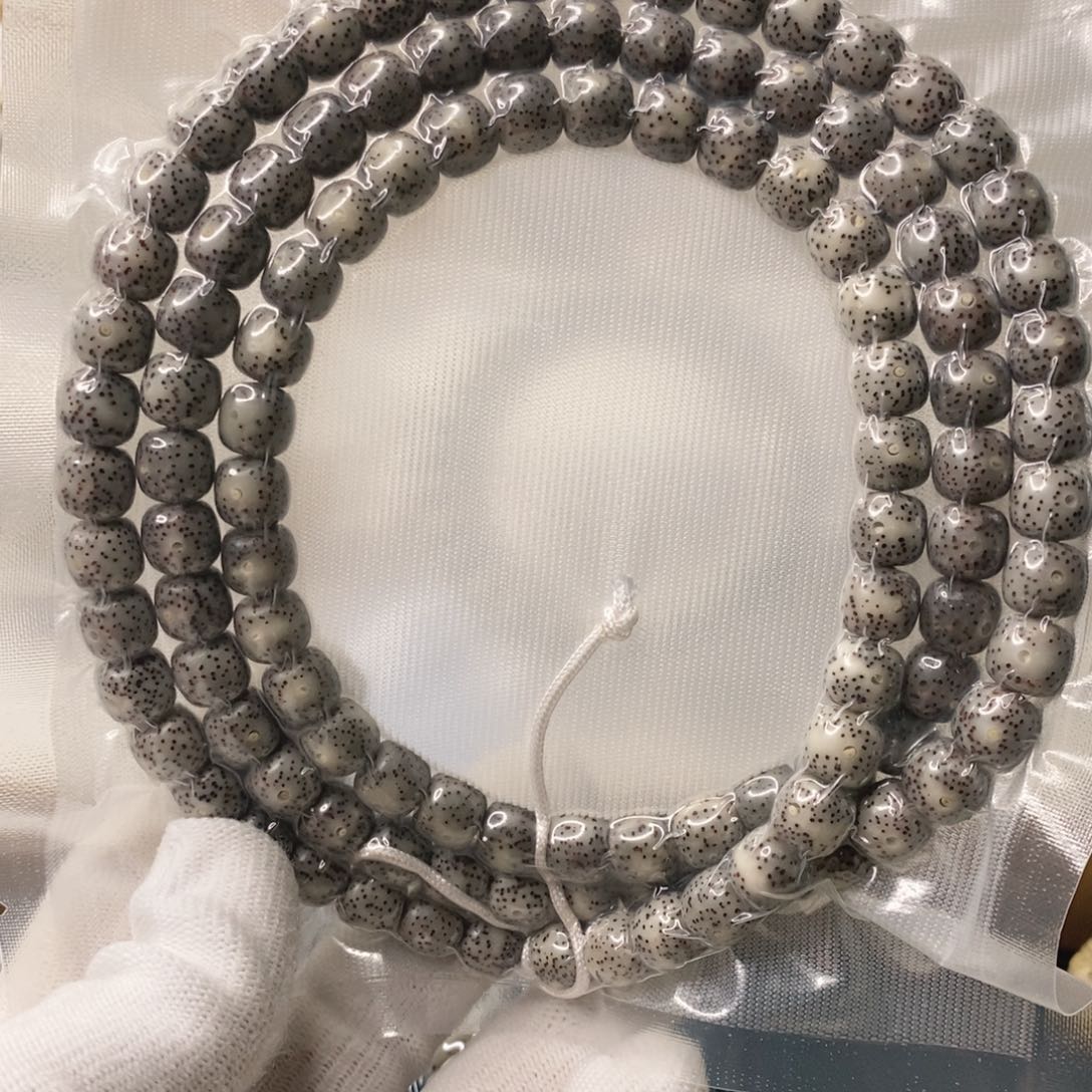 吊坠星月菩提石玉大眼长串98