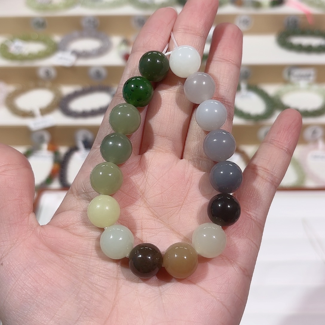 和田玉手链未镶嵌a