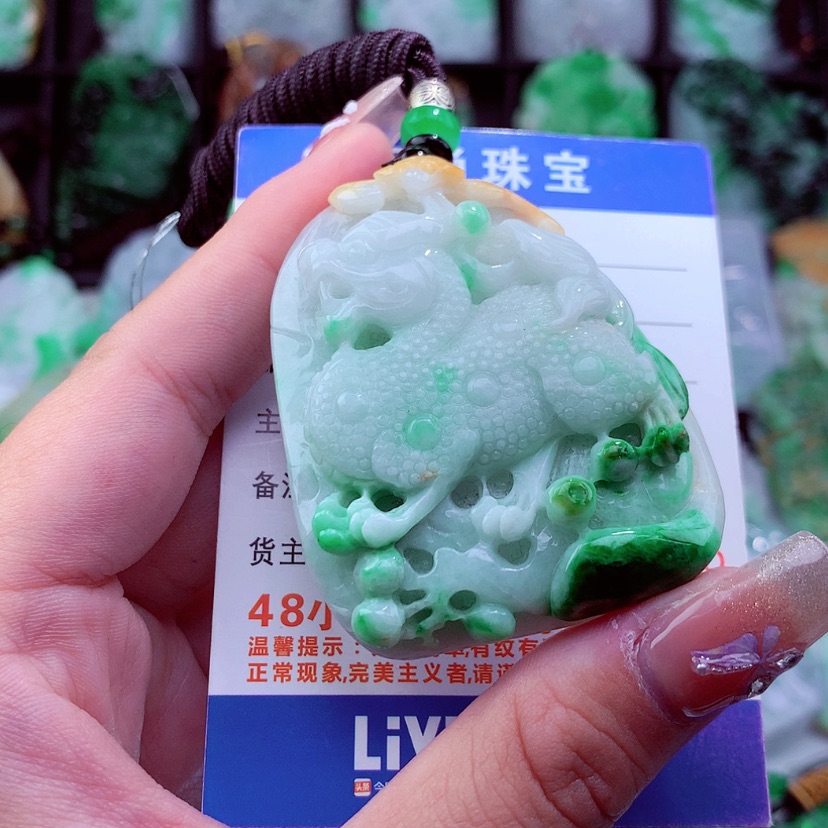 【闪购商品】翡翠颈饰未镶嵌挂件