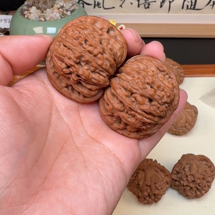 文玩核桃把件全品山西楼43