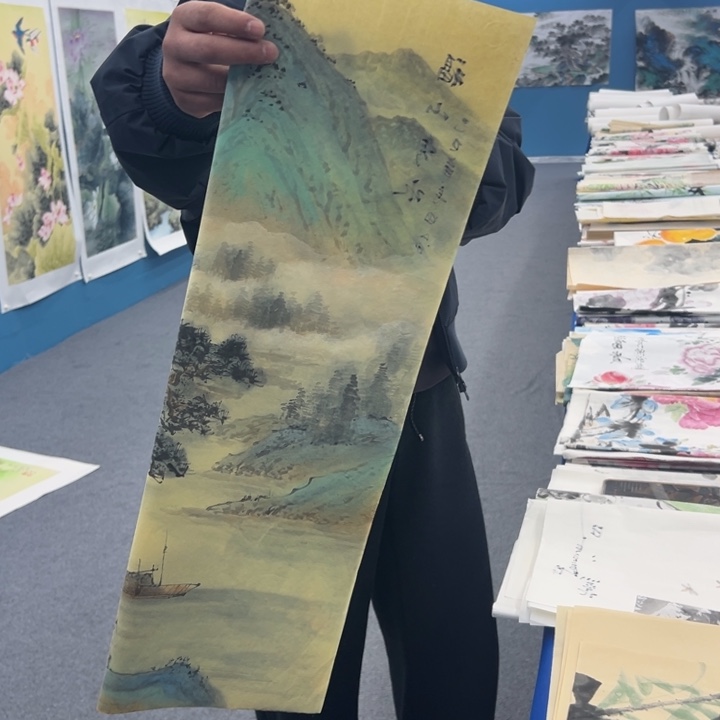 国画宣纸纯手绘字画