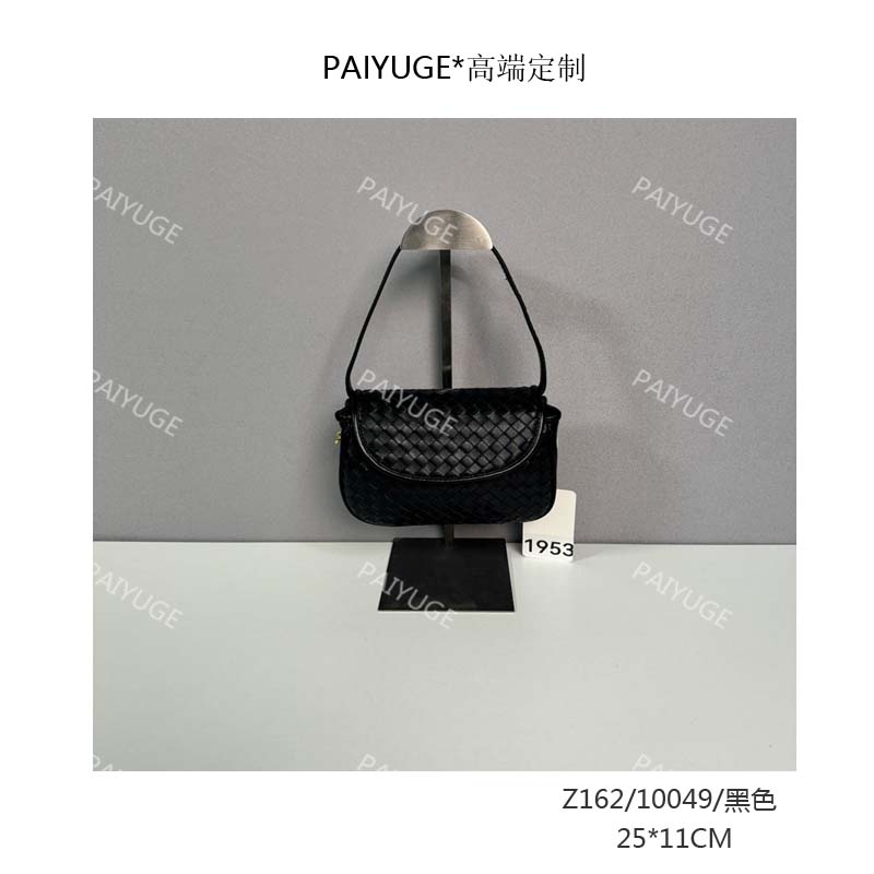 Z162/10049/黑色  paiyuge高端订制百搭女士手提单肩斜挎包1954