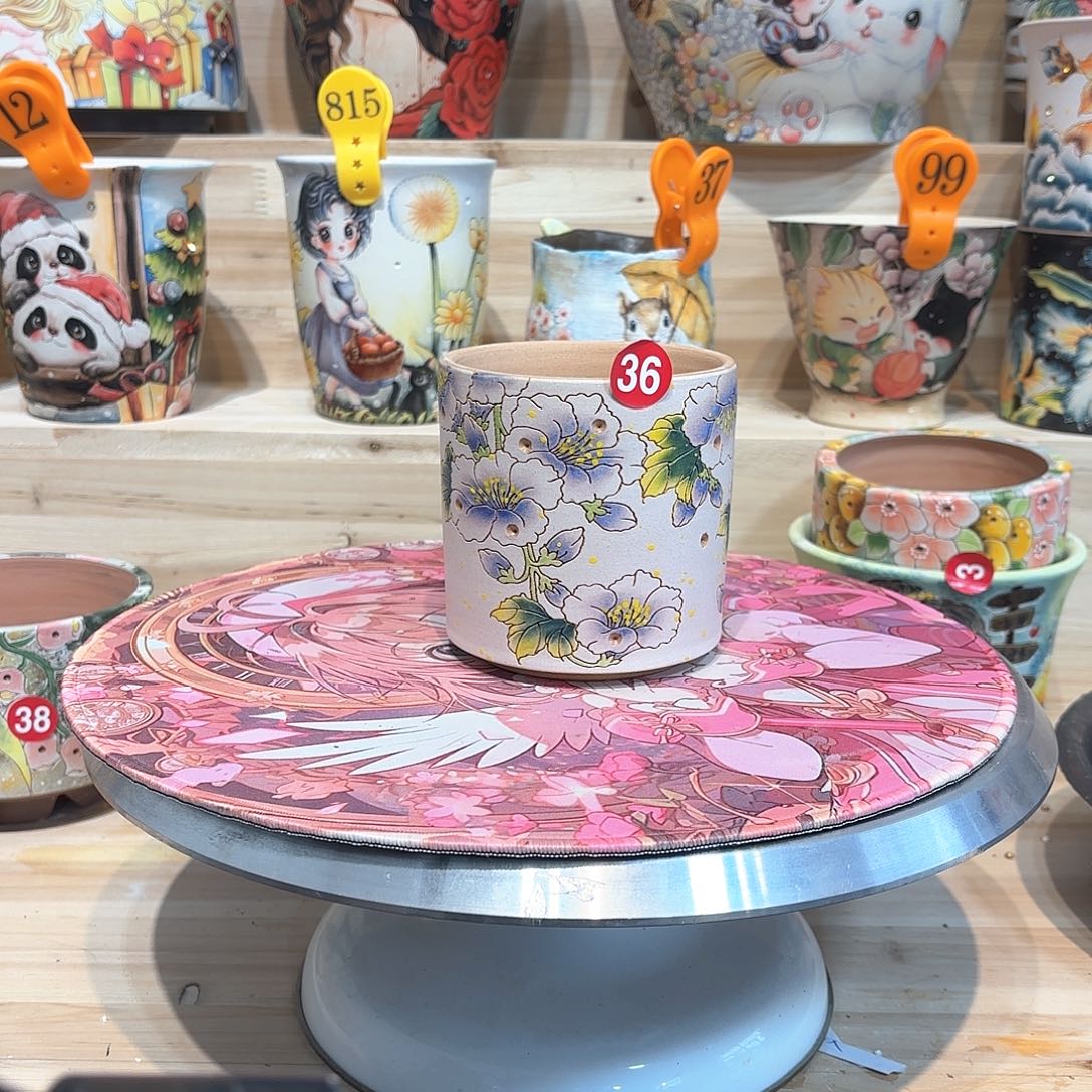 紫砂花盆手工花盆默认微瑕9/10