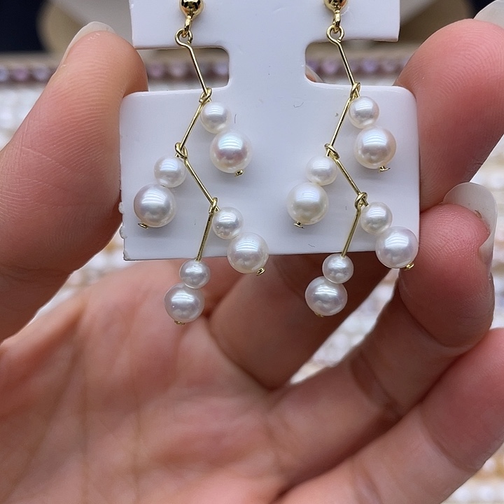 淡水珍珠颈饰银S925镶嵌