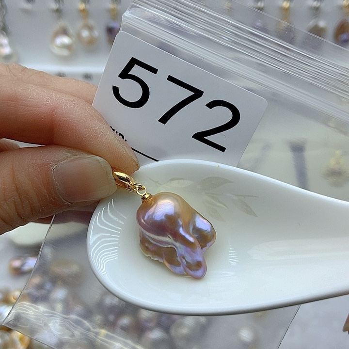 淡水珍珠颈饰银S925镶嵌