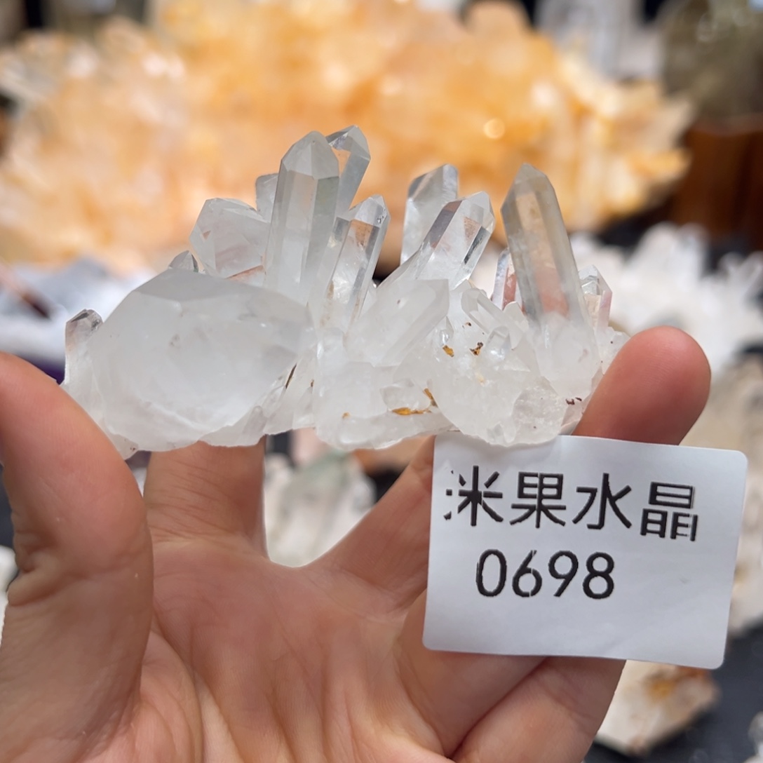 那***.水晶未镶嵌珠宝半成品