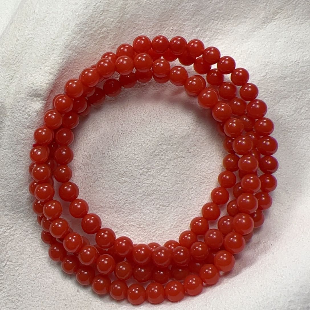 南红玛瑙手串未镶嵌