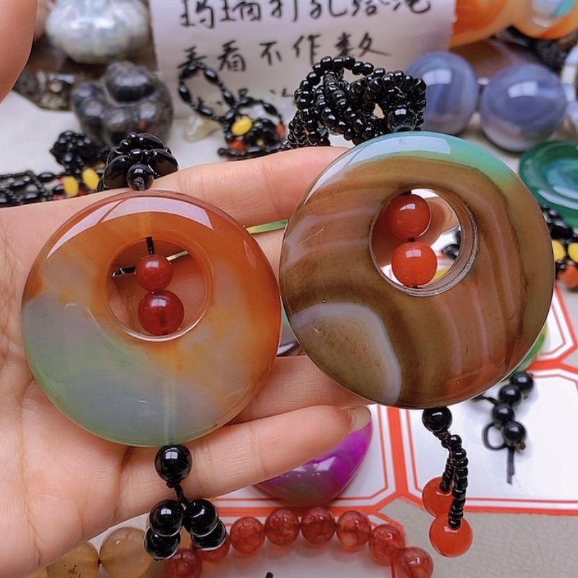 【闪购商品】未镶嵌玛瑙/玉髓珠宝半成品耀**花