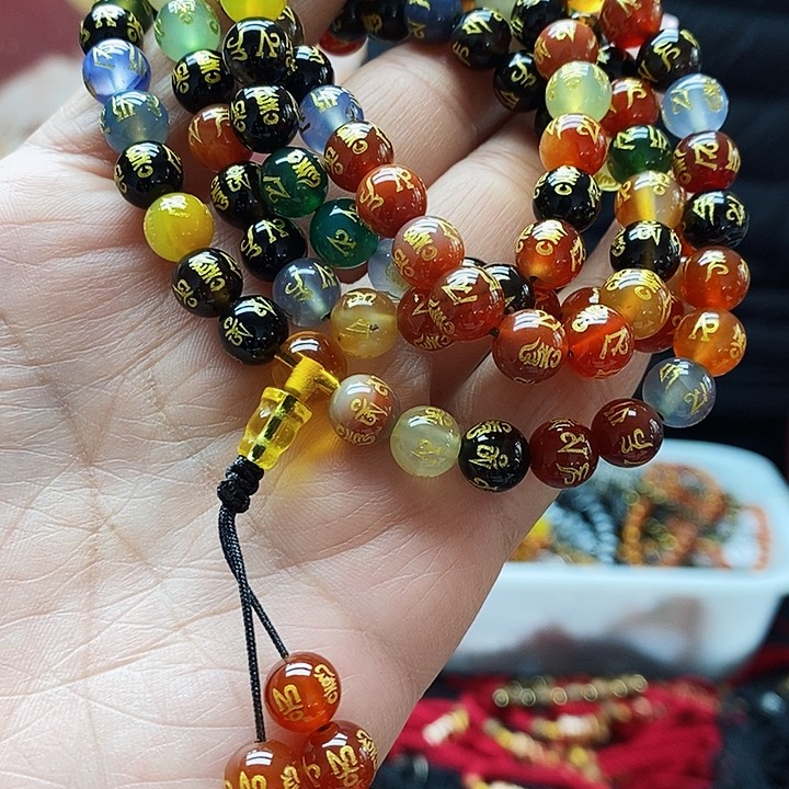 玛瑙/玉髓颈饰合金