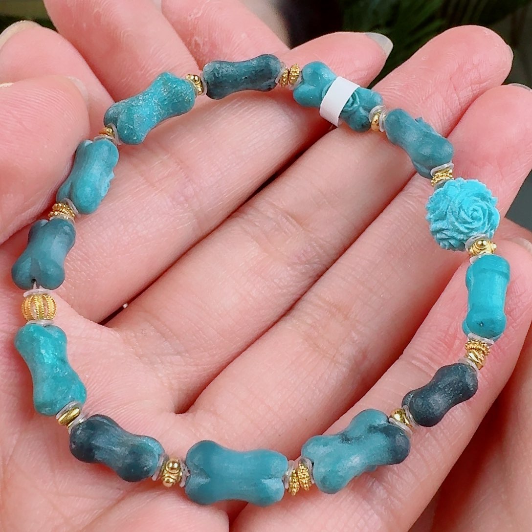 绿松石珠宝奇石未镶嵌