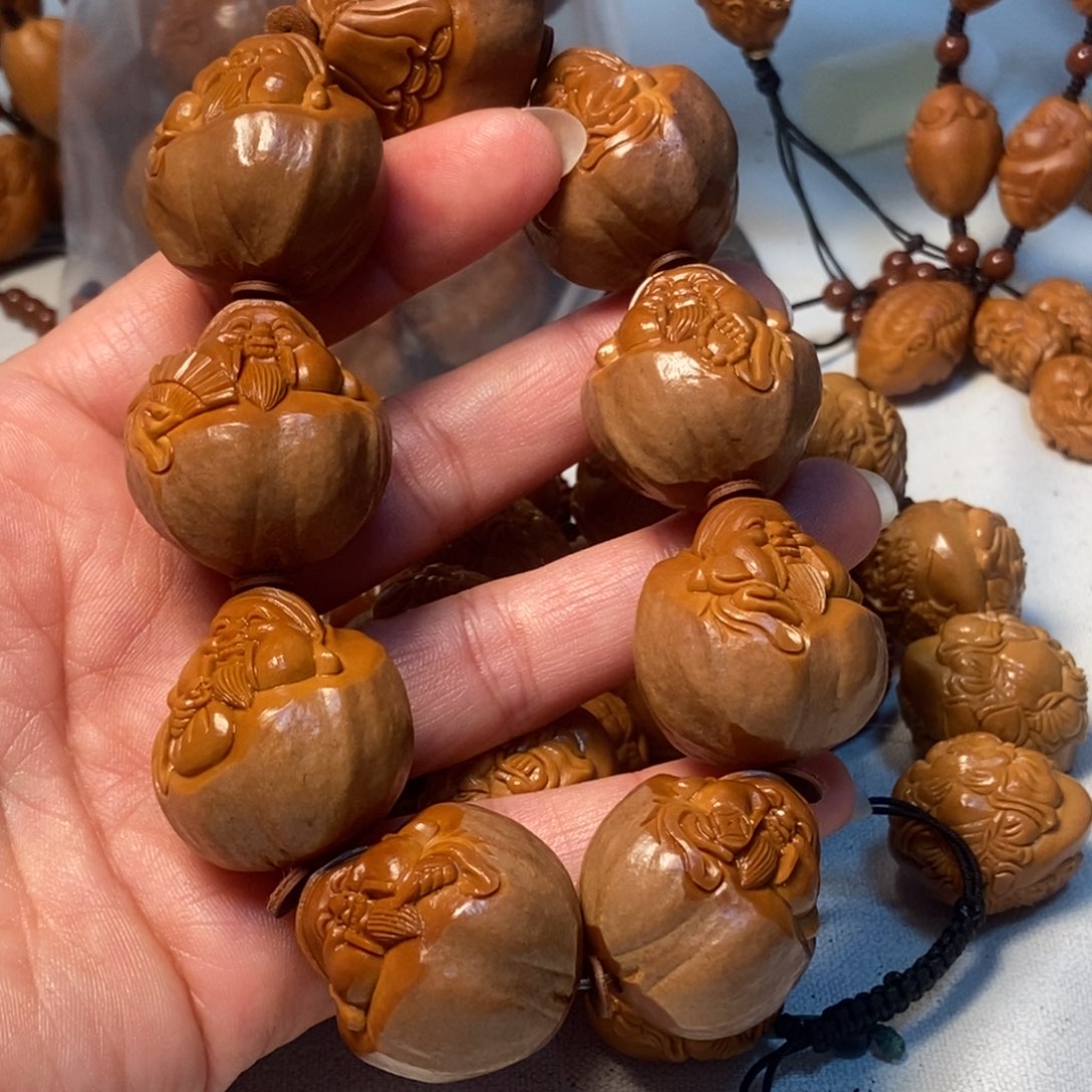 橄榄核手串/手链土*包衣财神27