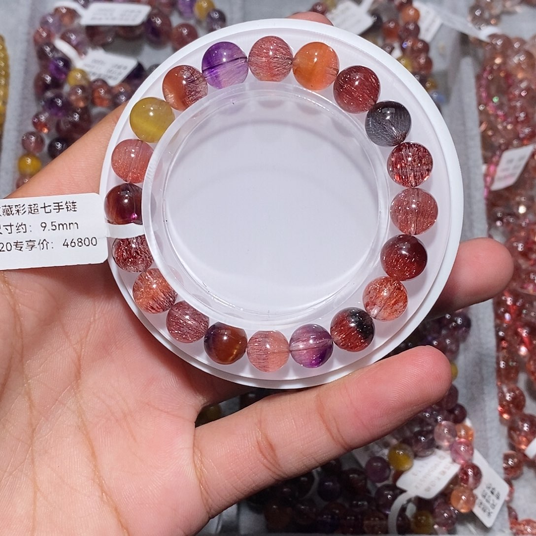 水晶手链未镶嵌糖果超