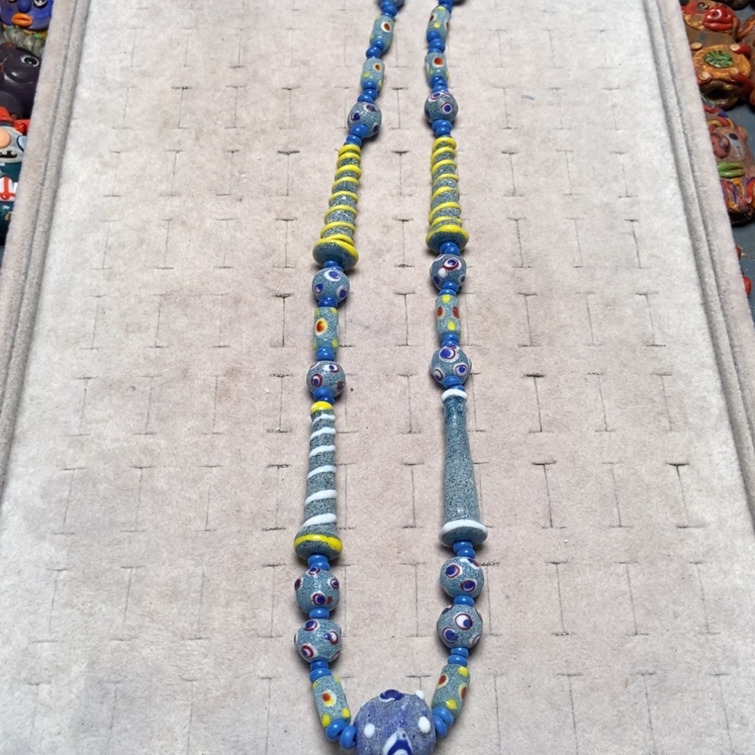 琉璃颈饰印度尼西亚链子