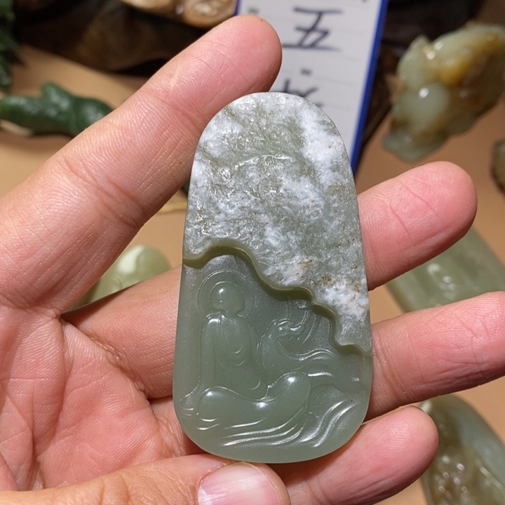 和田玉挂件未镶嵌