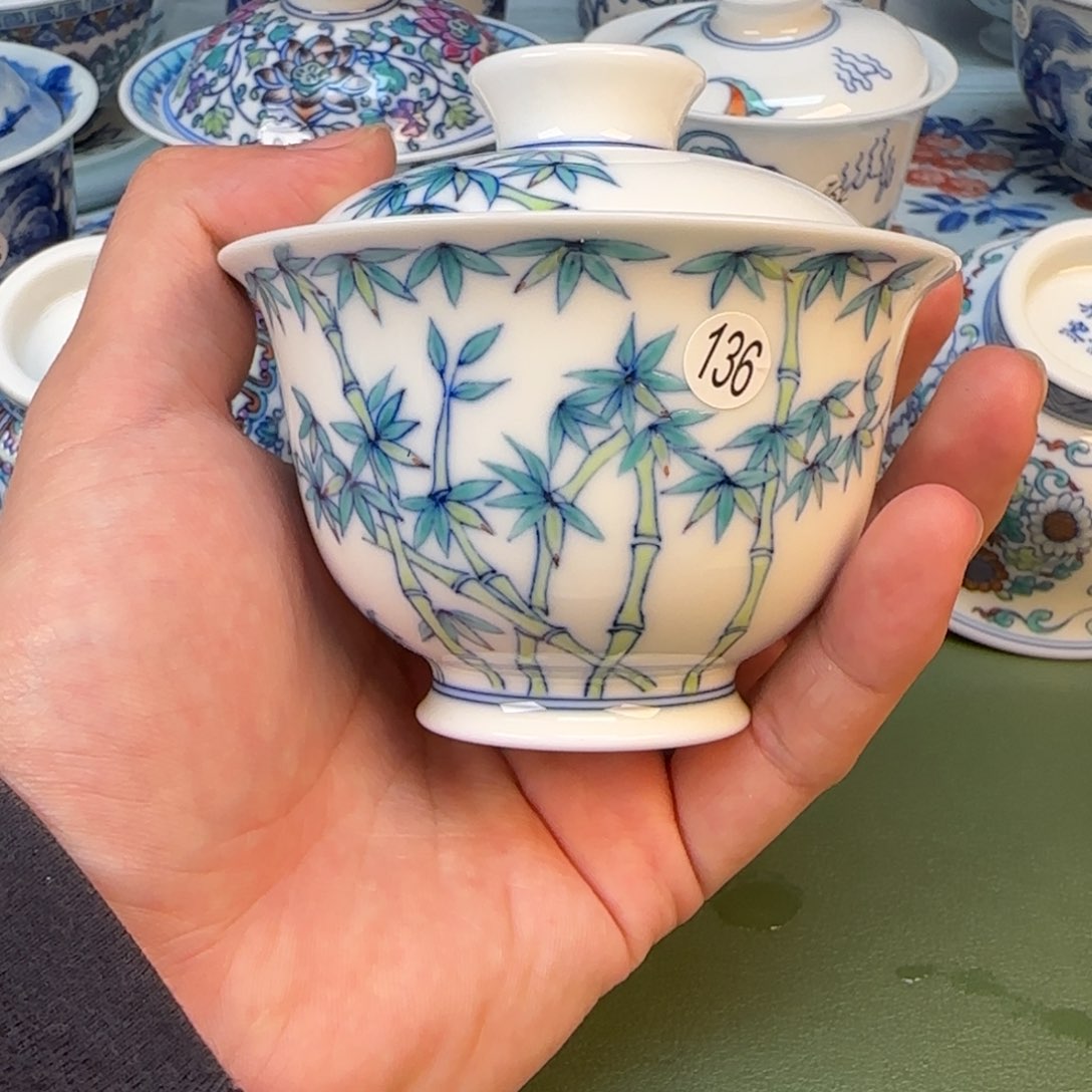 彦祖纯手工手绘茶具136