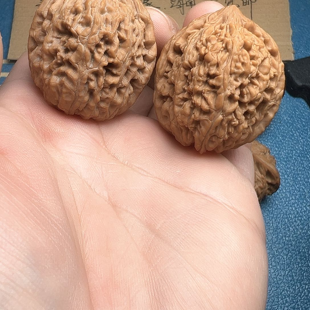 文玩核桃把件36蒜头