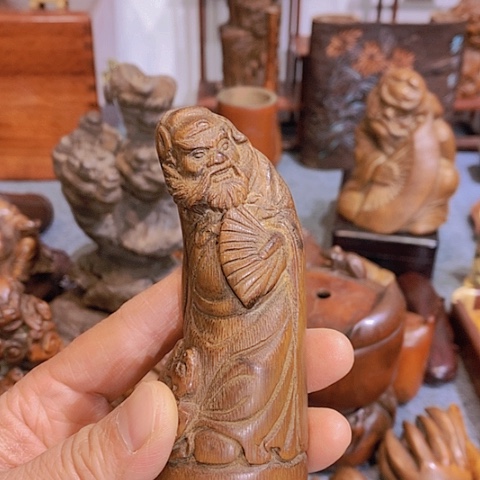 贡木沧**！华彩木作摆件