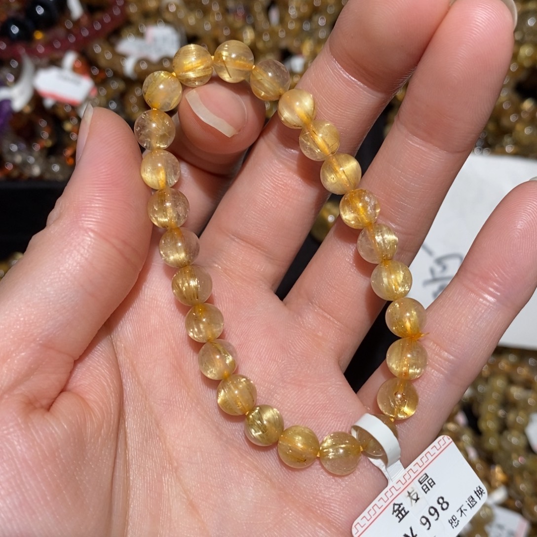 未镶嵌水晶手串手串