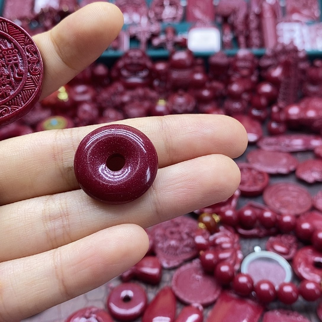 天然辰砂0000朱砂吊坠