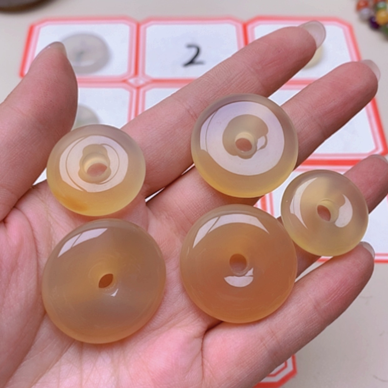 【闪购商品】未镶嵌玛瑙/玉髓珠宝半成品泽***0