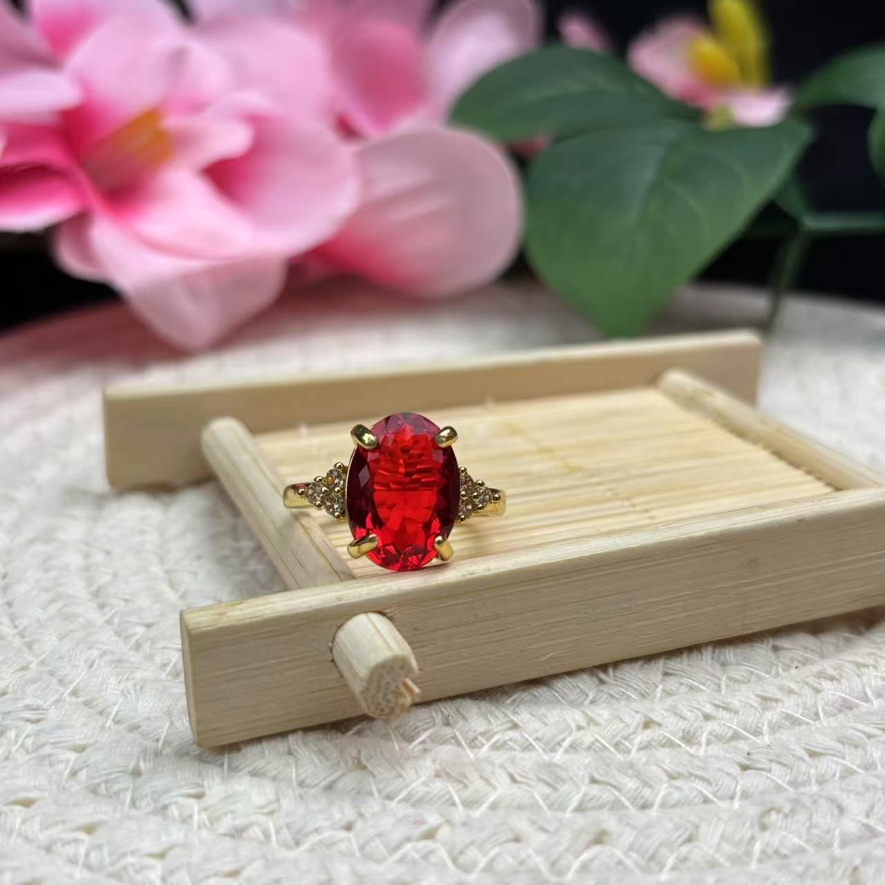 ZZZ JZ0040【浩然推荐】绚烂夺目【高雅华贵】精美戒指