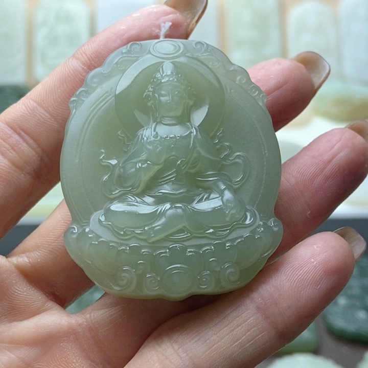 和田玉颈饰未镶嵌