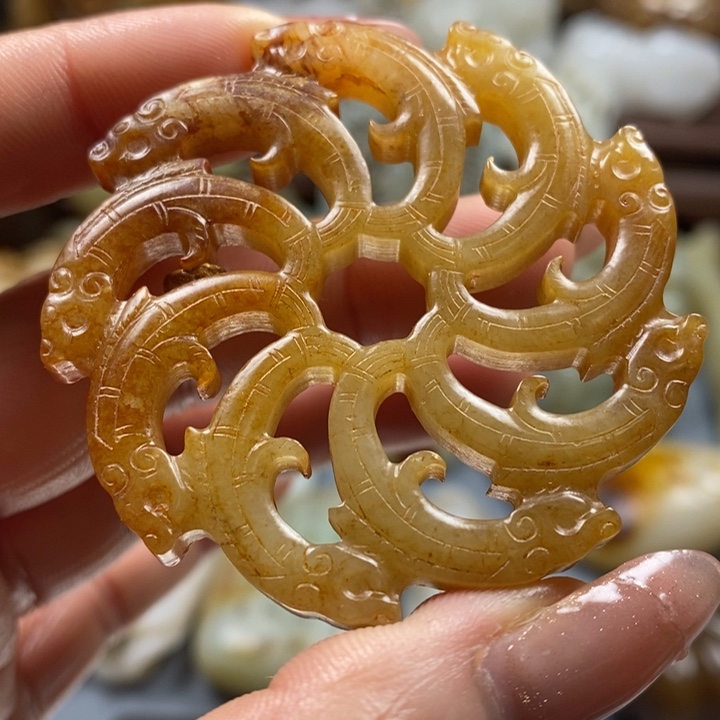 和田玉挂件未镶嵌