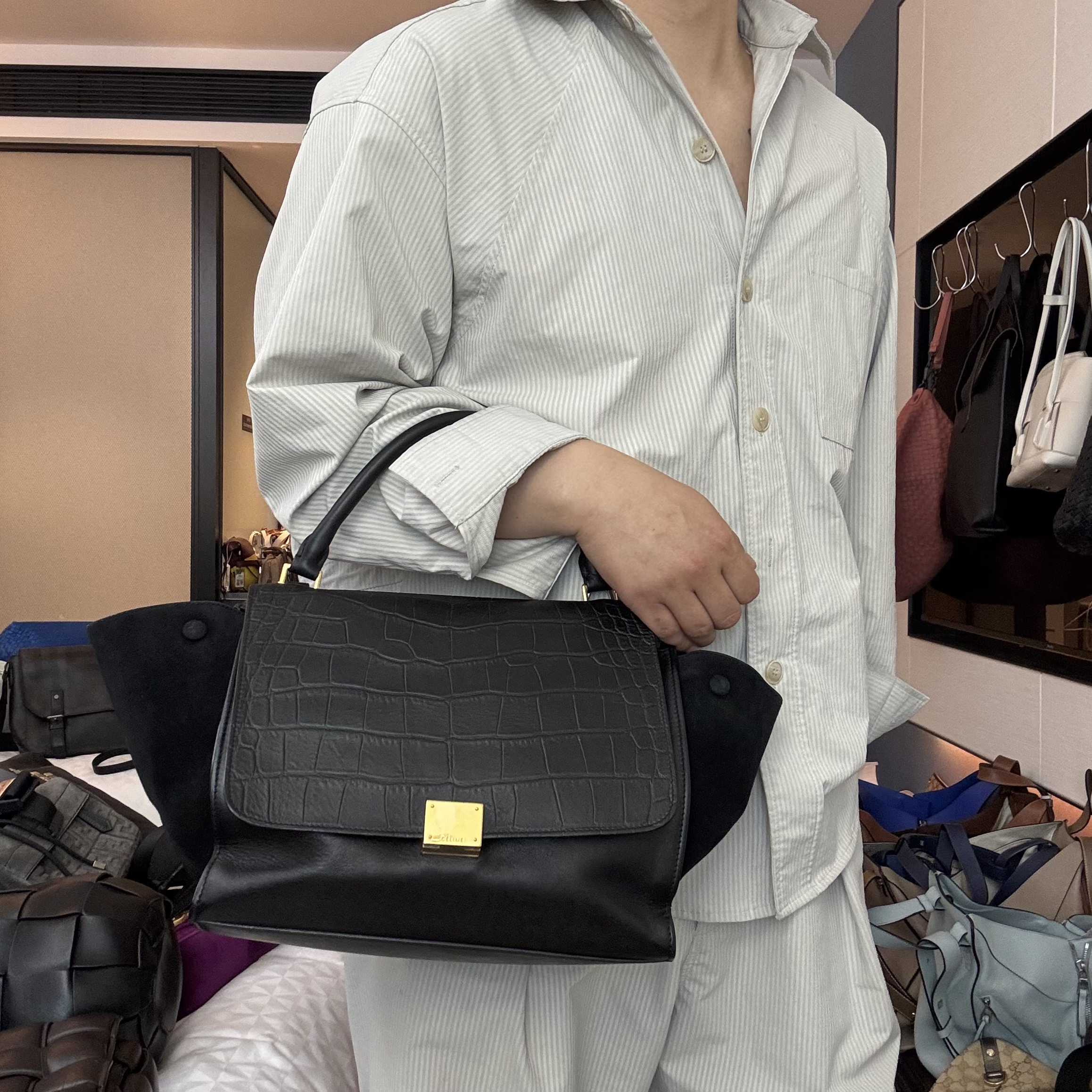 95新 Celine/思琳 冰冰中古/思琳/单肩包