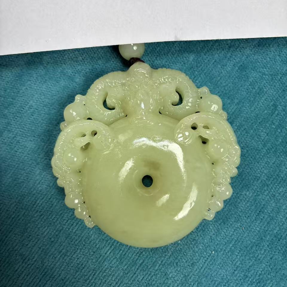 (龙哥专属）和田玉羊吊坠Q0955230001（多样性发货拍一发一）