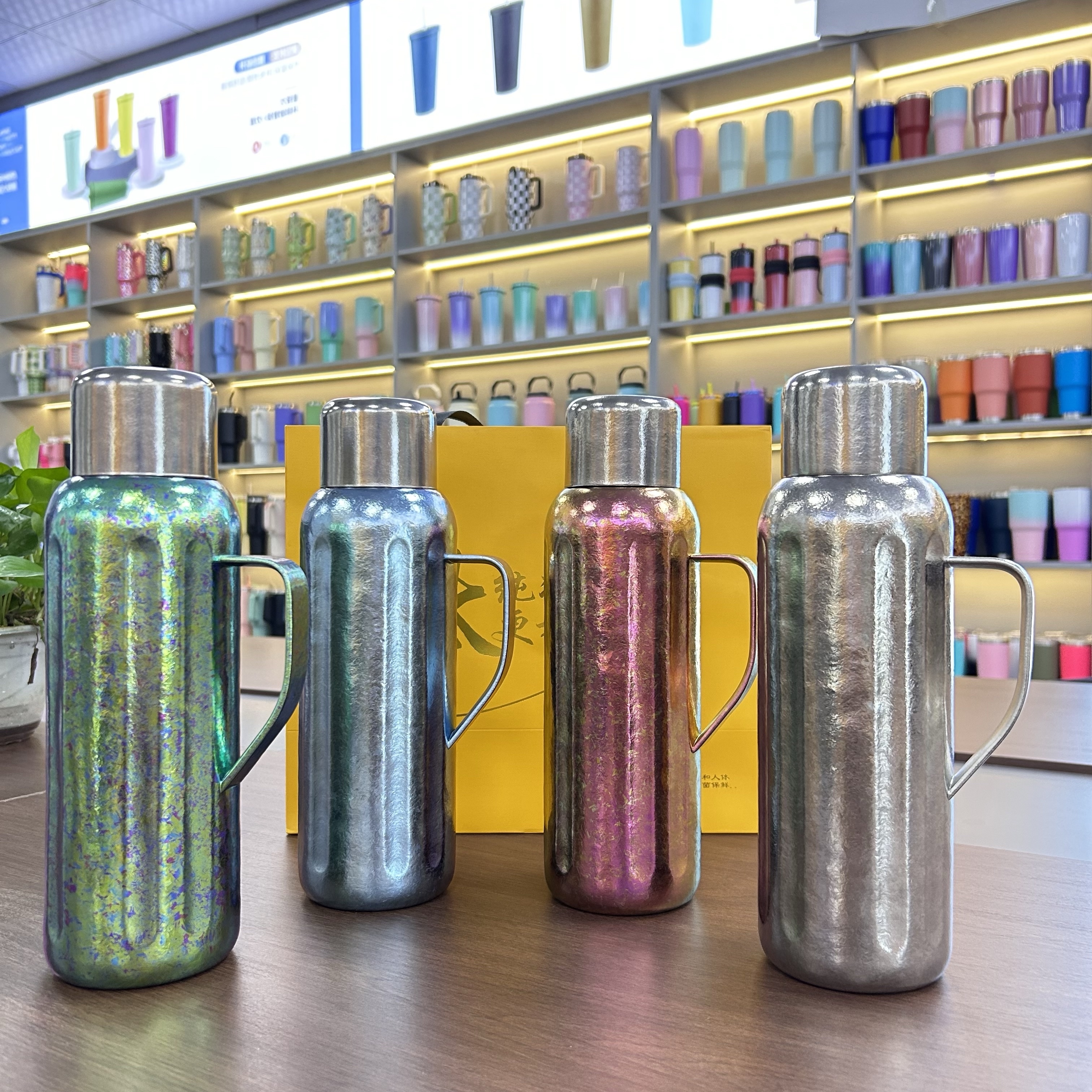 纯钛双层传家壶保温壶红绿茶泡茶壶茶水分离家用壶暖焖茶水壶 ·