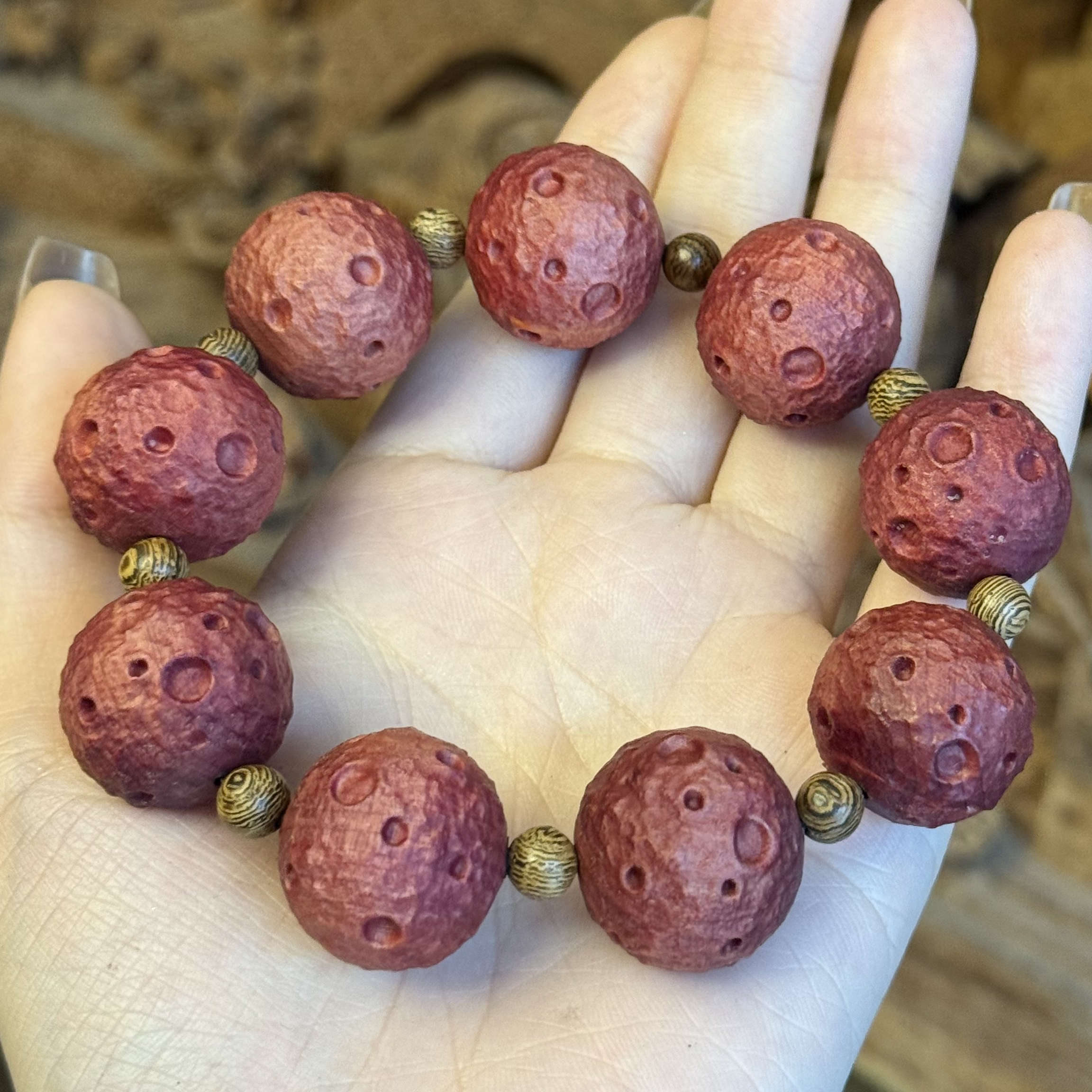 星球血柏手串卡20