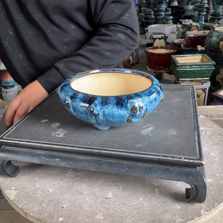 。一风堂石湾花盆 内13*5