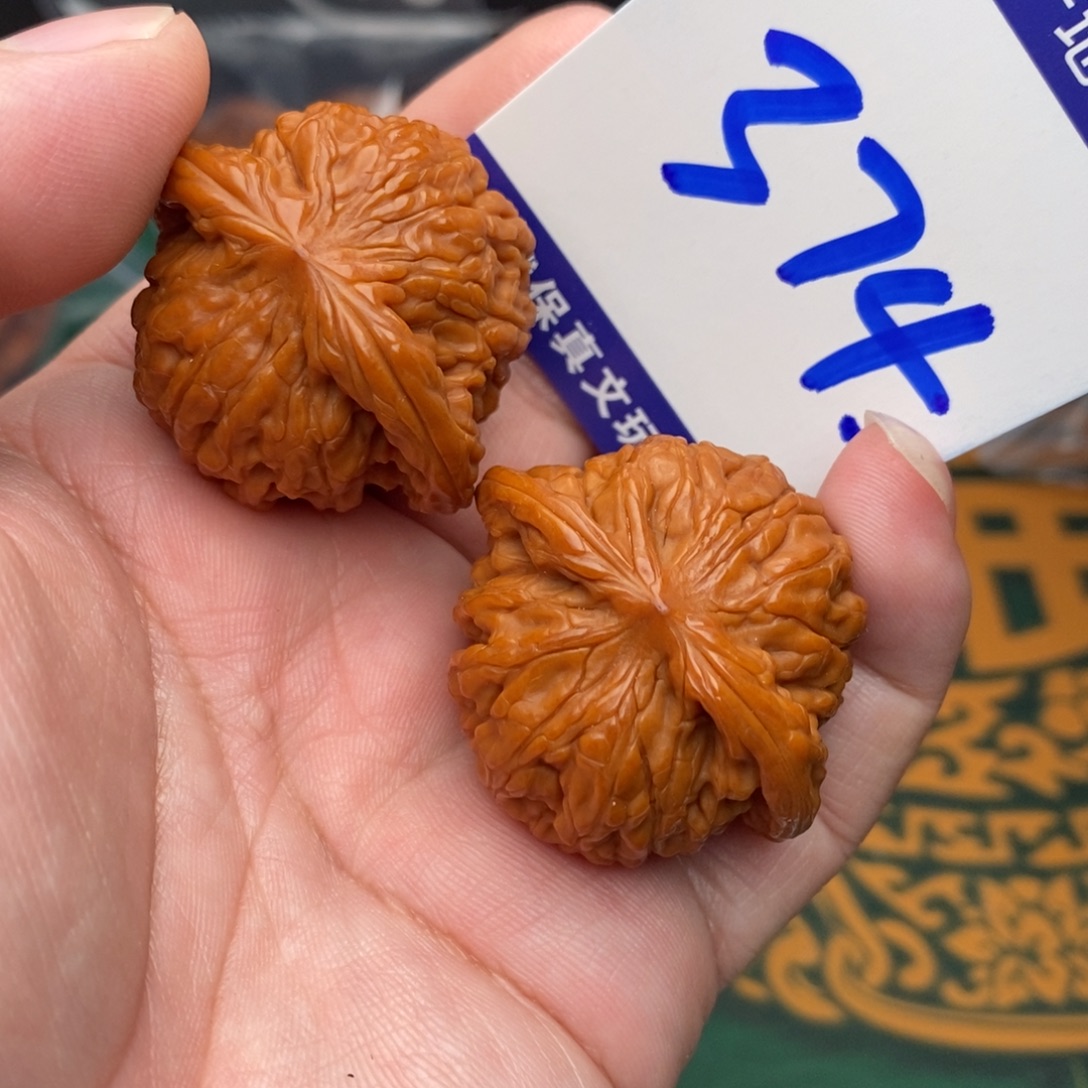 把件文玩核桃磨盘狮子头38