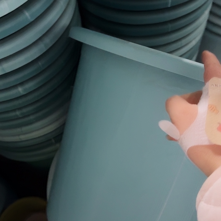 四季8号湖蓝色琉璃无托5个口39