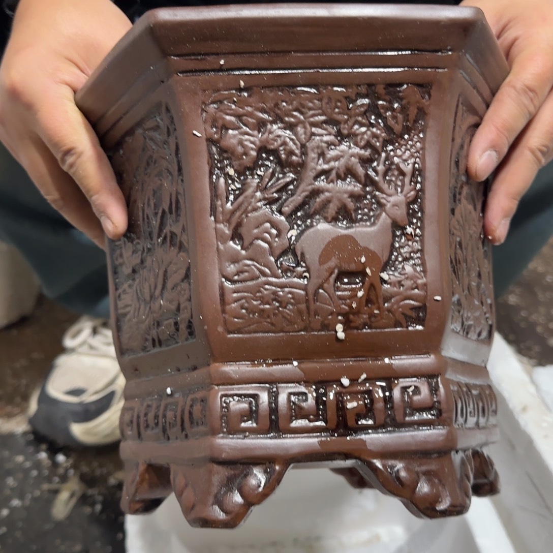 花盆紫砂瑕疵是不需要