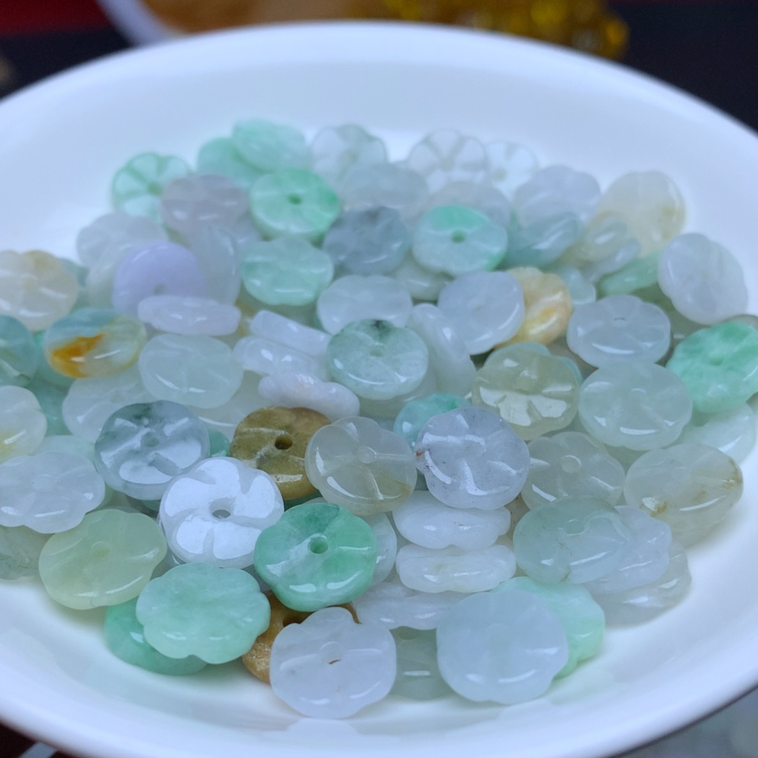 【闪购商品】翡翠手链未镶嵌卡10冰花花50个