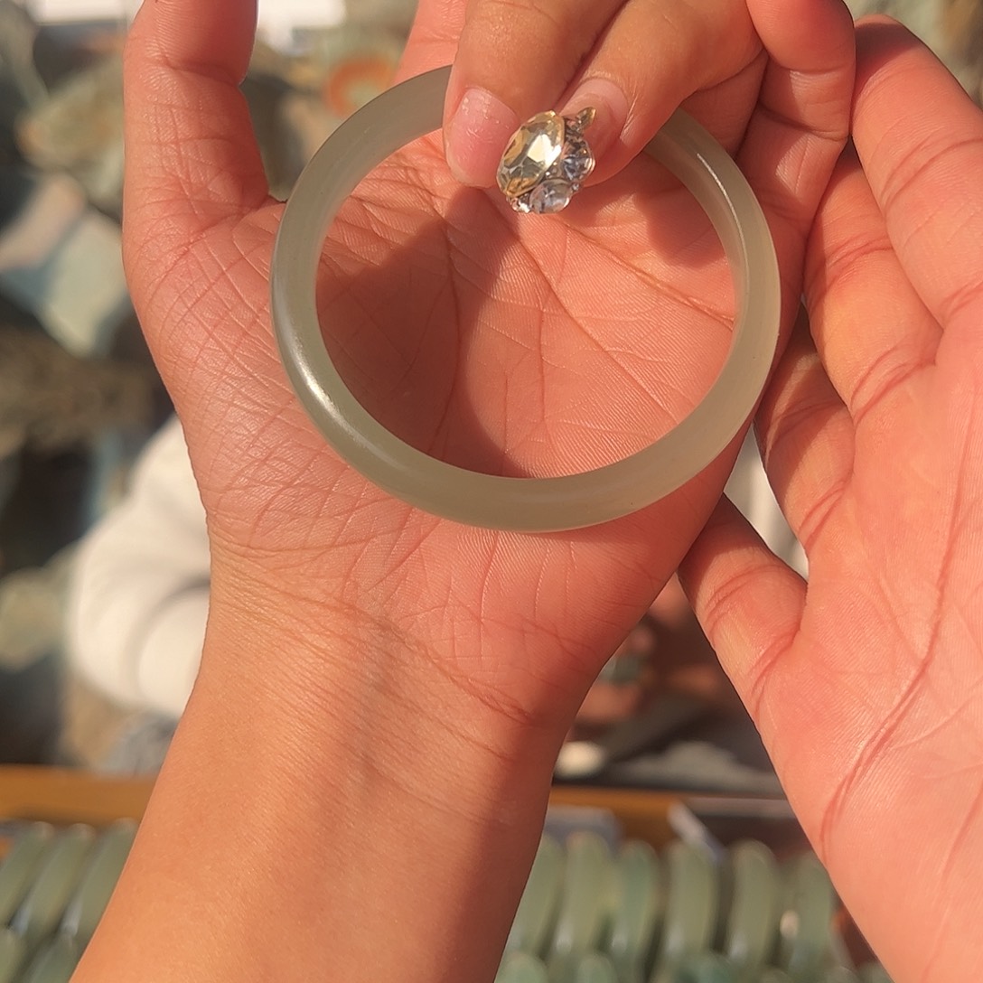 绿东陵冰晴水手镯