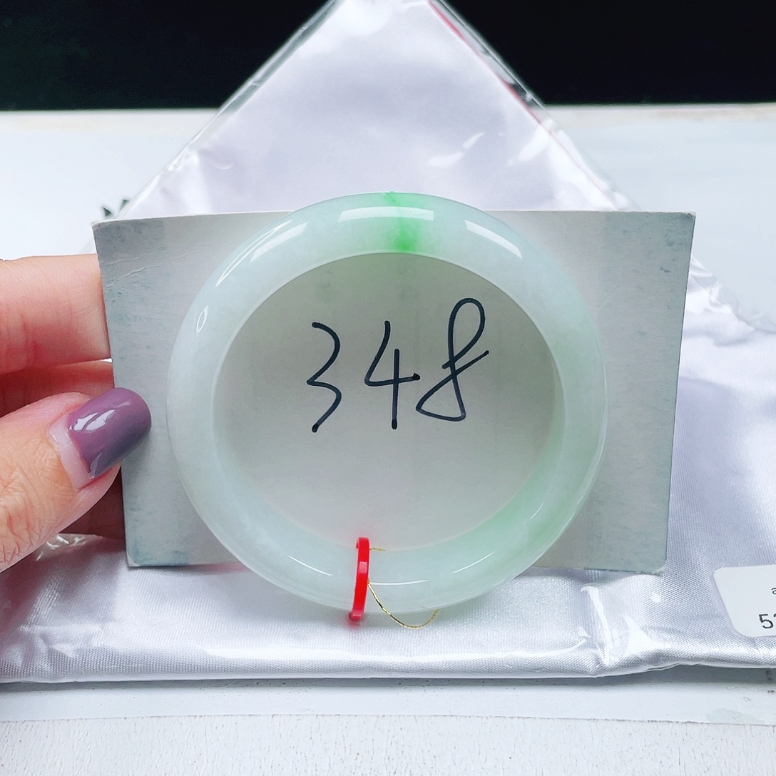 翡翠未镶嵌手镯缅甸翡翠52+