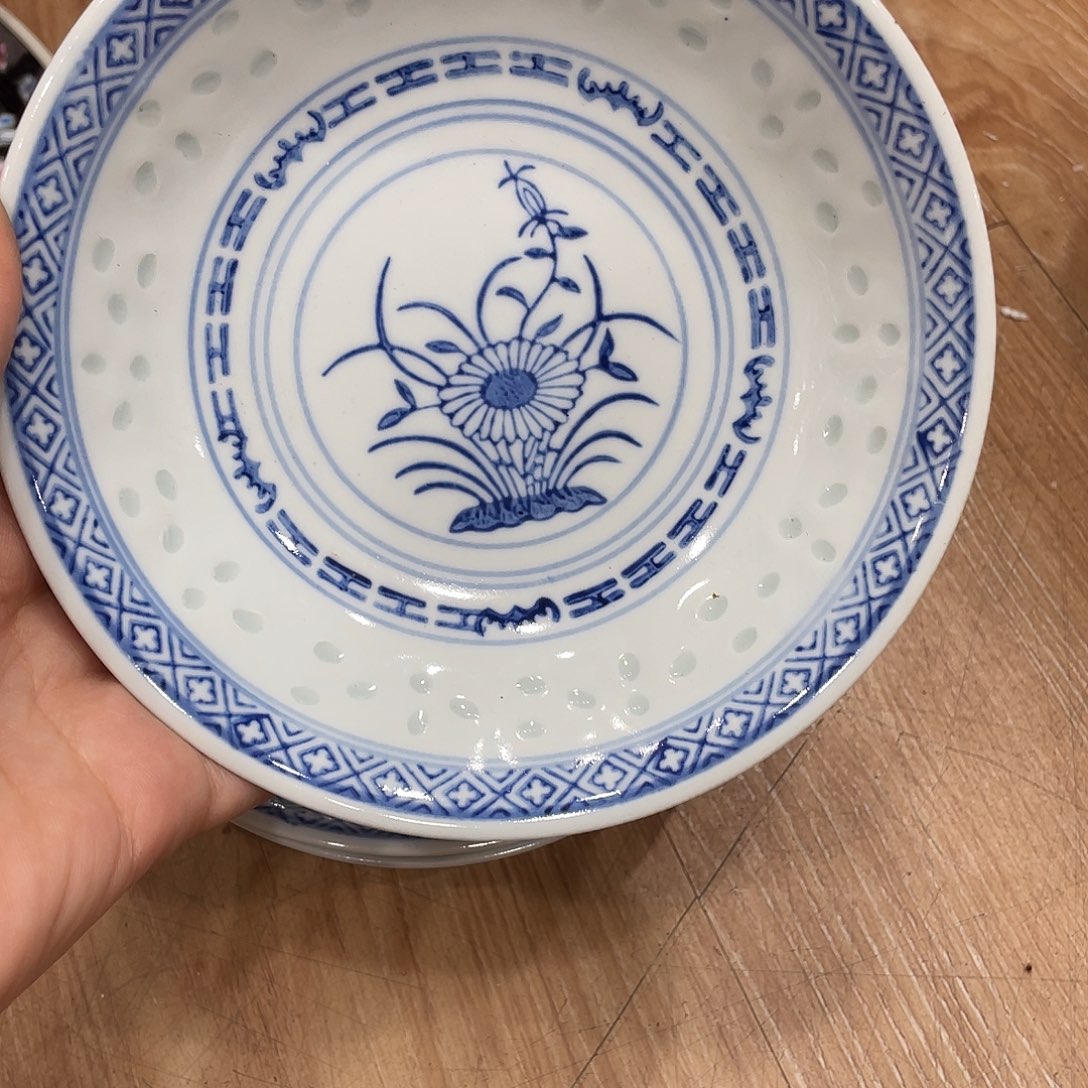 瓷片景德镇清米通窝盘